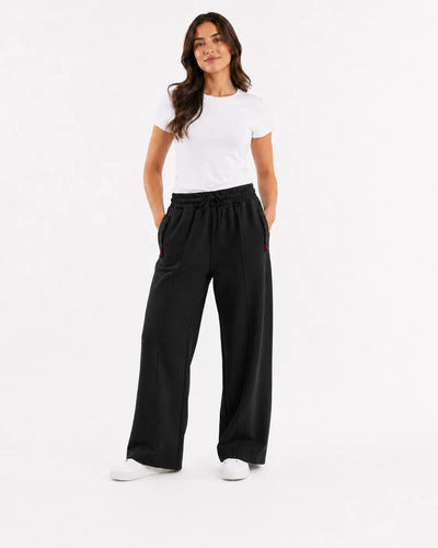 Pantalón De Buzo Unisex Pierna Ancha Con Interior Térmico