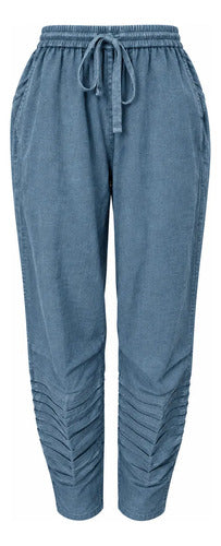 Pantalón Mujer Estilo Jaipur Cintura Elasticada