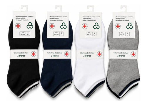 Calcetines Diabéticos Hombre Pack 12 Pares Talla 40-46