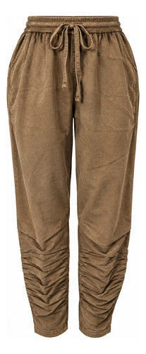 Pantalón Mujer Estilo Jaipur Cintura Elasticada