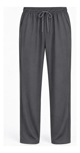 Buzo Pantalón Hombre Secado Rapido Elasticado Con Cordón