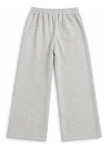 Pantalón De Buzo Unisex Pierna Ancha Con Interior Térmico