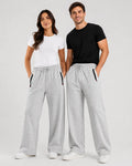 Pantalón De Buzo Unisex Pierna Ancha Con Interior Térmico