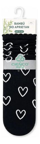 Calcetines Pack 12 Pares Mujer Bambú Talla 35-42 Estampados