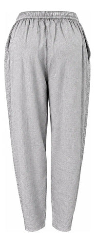 Pantalón Mujer Estilo Jaipur Cintura Elasticada