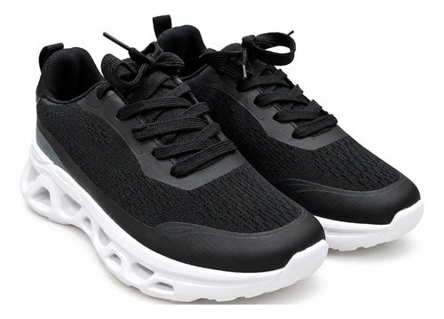 Zapatillas Mujer Negras Deportivas Urbanas Cómodas Blandas