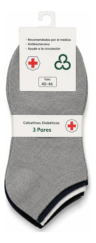 Calcetines Diabéticos Hombre Pack 12 Pares Talla 40-46
