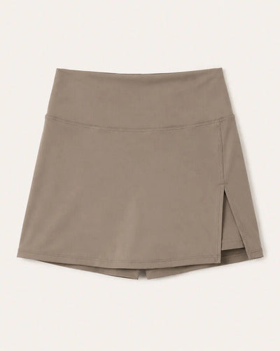 Falda Short Deportiva Mujer Tiro Alto Con Bolsillo