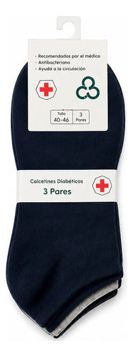 Calcetines Diabéticos Hombre Pack 12 Pares Talla 40-46
